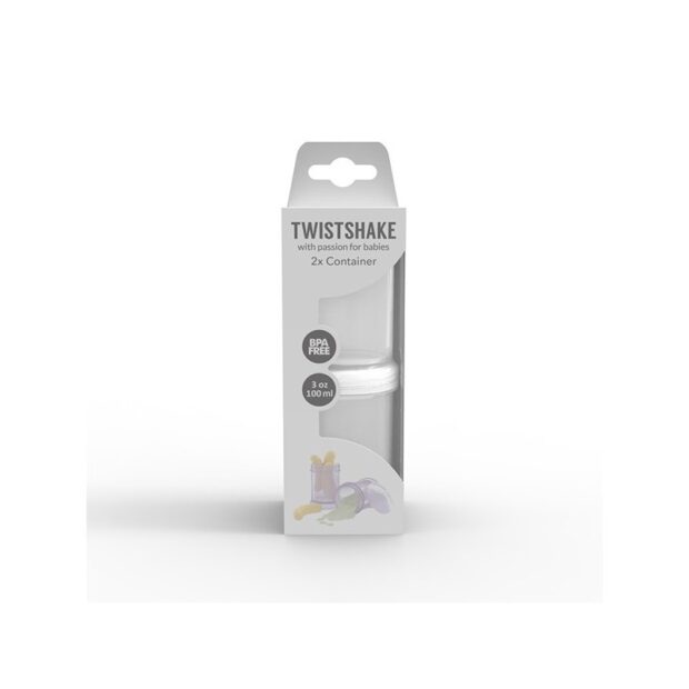 Twistshake - Doseador 2x100ml Branco