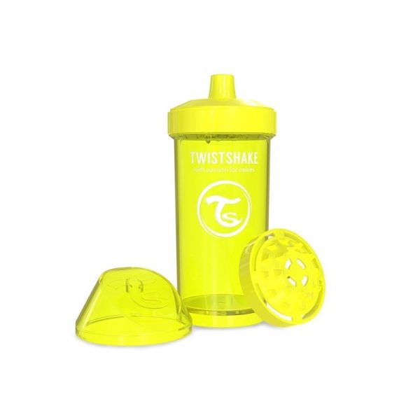 Twistshake - Copo de Aprendizagem Anti-derrame 360 ml - Amarelo