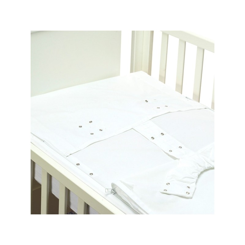 B – Mum – Conjunto de Lençois Safety Baby Bed 50 x 80 cm – Branco/Pureza