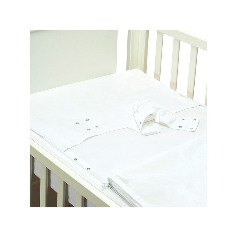 B – Mum – Conjunto de Lençois Safety Baby Bed 120 x 60 cm – Branco/Pureza