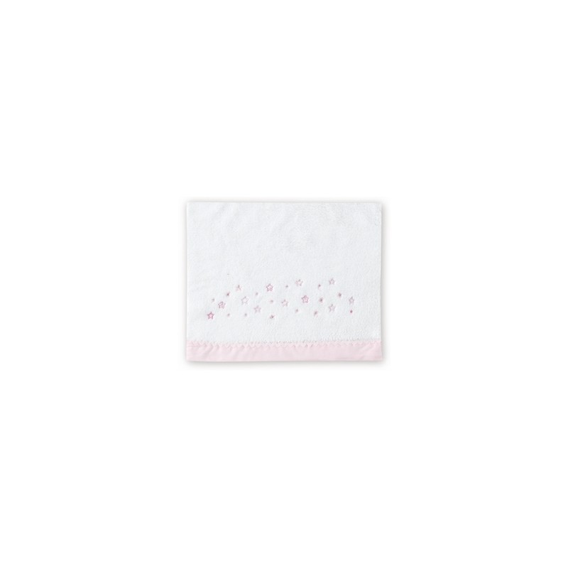 Pirulos – 2 Lençois Flanela + Fronha Almofada – B/Rosa 50 x 80 cm