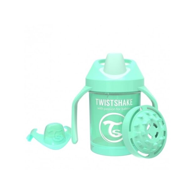 Twistshake - Mini Cup Anti-Derrame 230 ml - Green Pastel