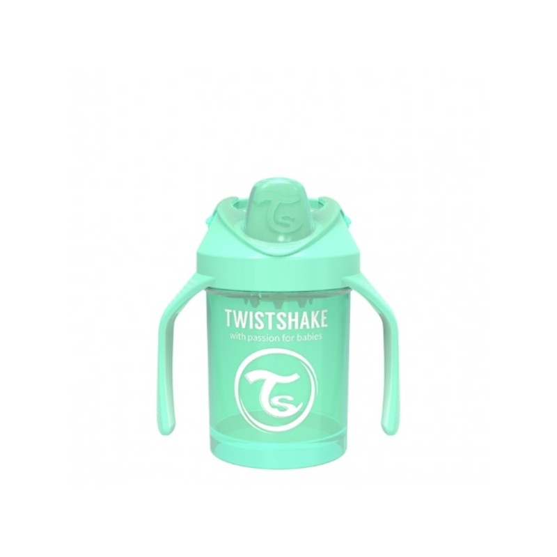 Twistshake – Mini Cup Anti-Derrame 230 ml – Green Pastel