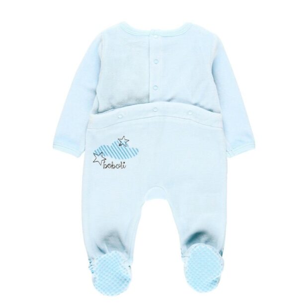 Bóboli - Babygrow Veludo Bebé Azul