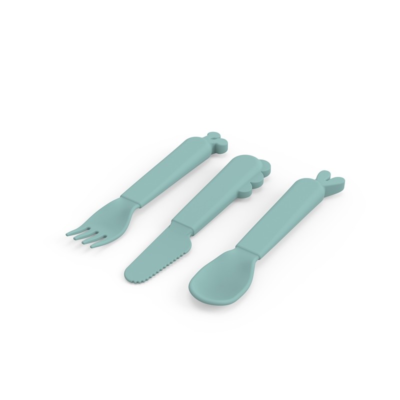 Kiddish cutlery set – Deer friends – Blue