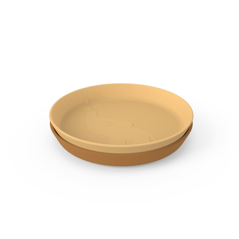Kiddish plate 2-pack – Elphee – Mustard
