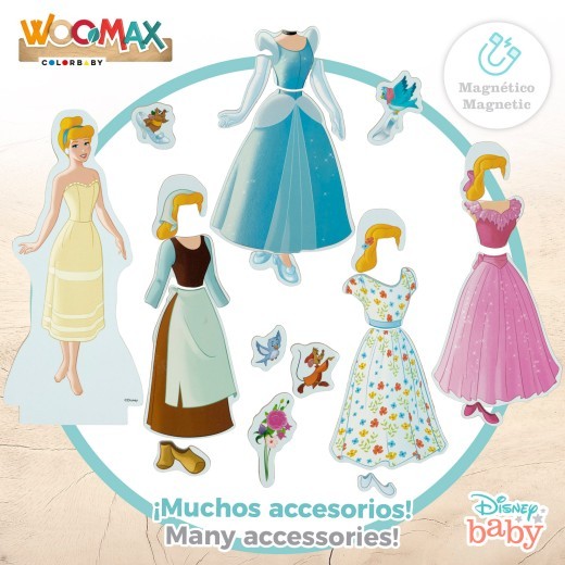 WooMAx - Jogos magnéticos Princesas Disney vestidos - Sítio do Bebé