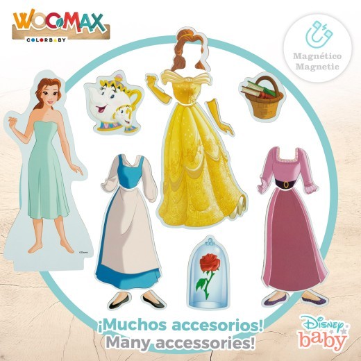 WooMAx - Jogos magnéticos Princesas Disney vestidos - Sítio do Bebé