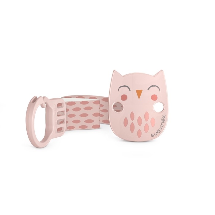 Soother Holder Pink