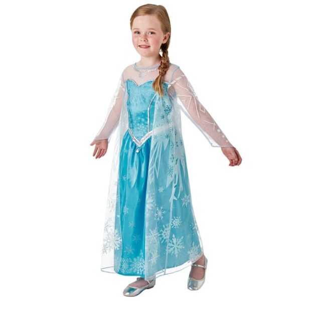 Disguise- Disfarce Frozen - Elsa Vestido de viagem 5-6 anos - Sítio do Bebé