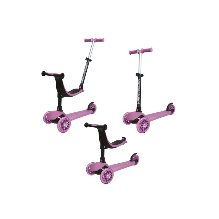 shoko-kids-scooter-convertible-3-in-1-pink-color-for-12-months