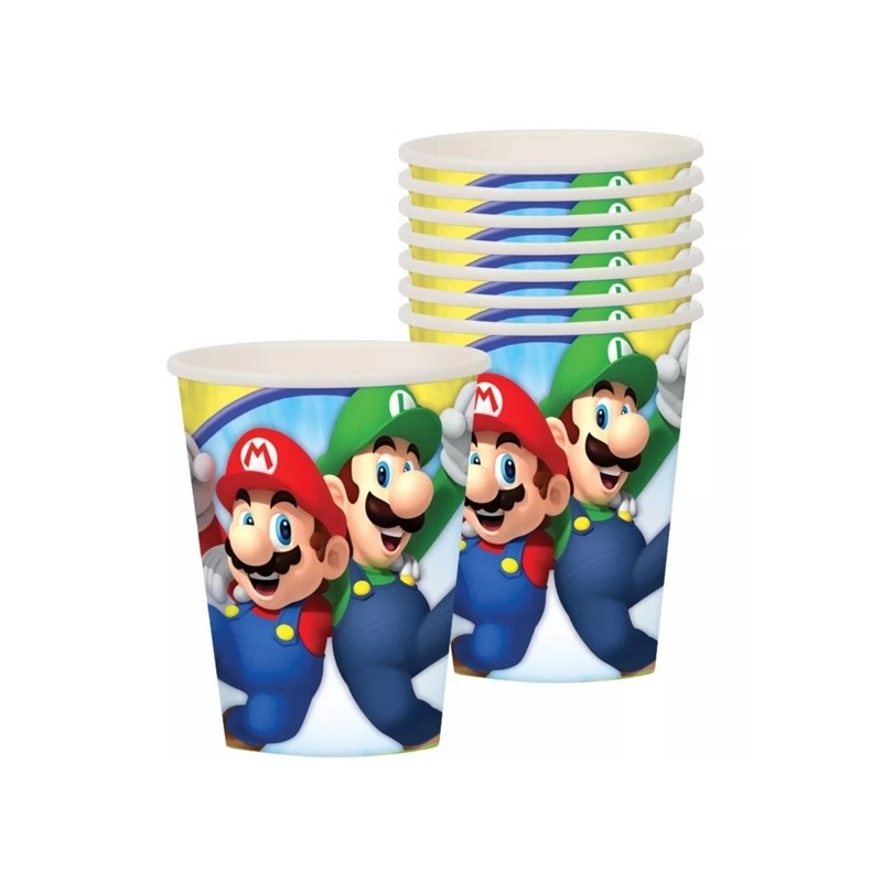 super-mario-paper-cups-pack-of-8