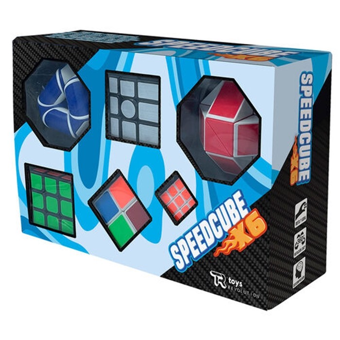 Toys Revolution - Speecube X6 - Conjunto de 6 cubos mágicos