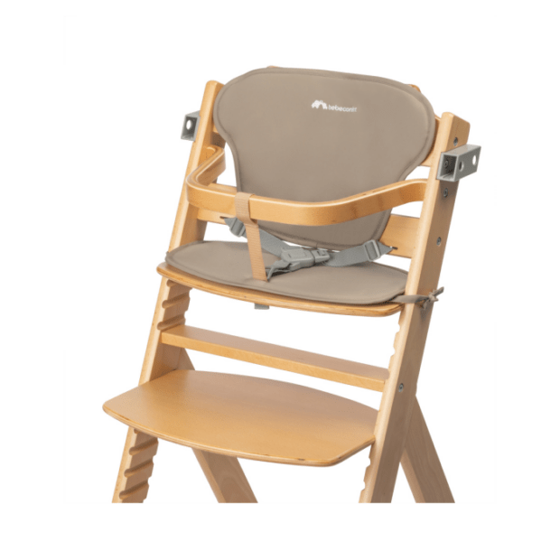 Bébé Confort - Cadeira Refeição - Timba Natural Wood + Forra Bege