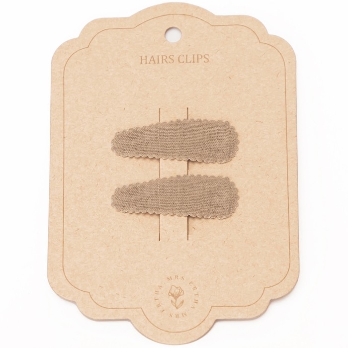Hair Clips Olive