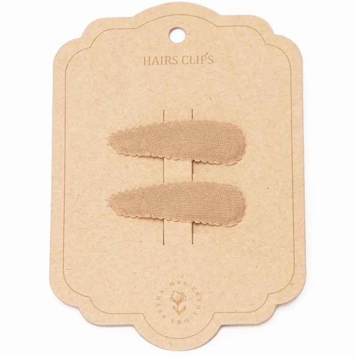 Hair Clips Taupe